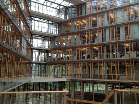 The interior of the European Investment Bank: "Transparency is Our Policy"